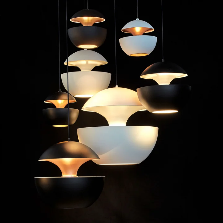 Here Comes The Sun Pendant Lamp from DCW in different colors and sizes