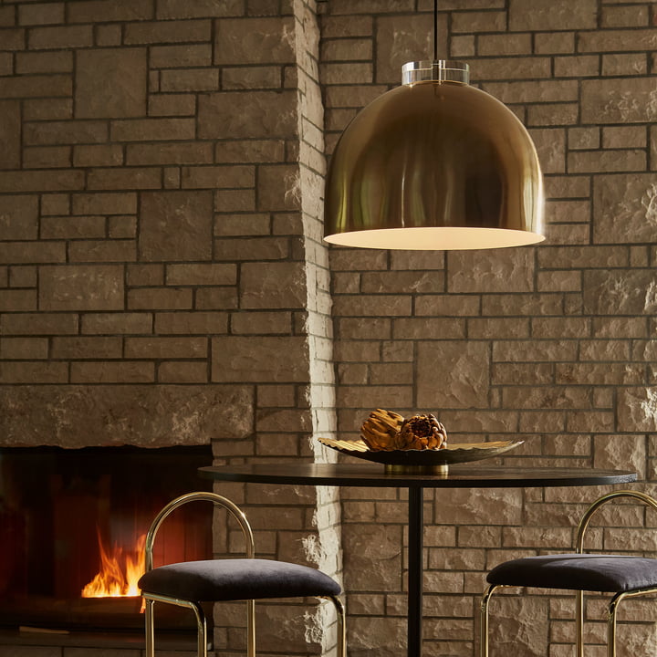 Luceo pendant lamp from AYTM above the dining table