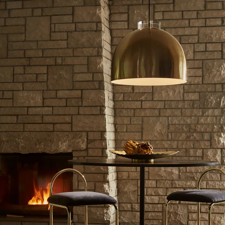 Luceo pendant lamp from AYTM above the dining table