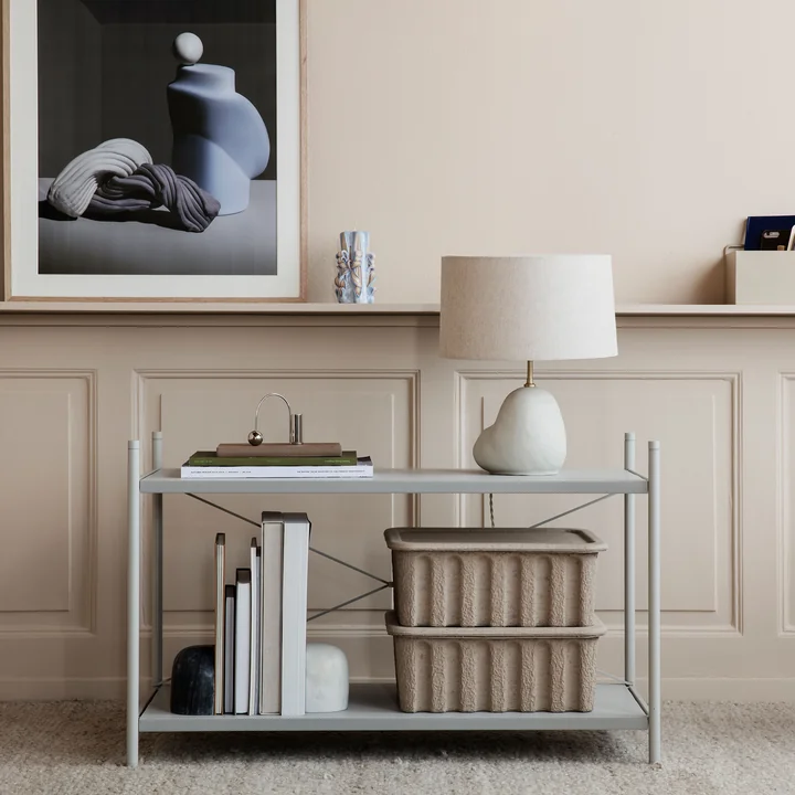 Hebe lamp and Nexus poster by Ferm Living