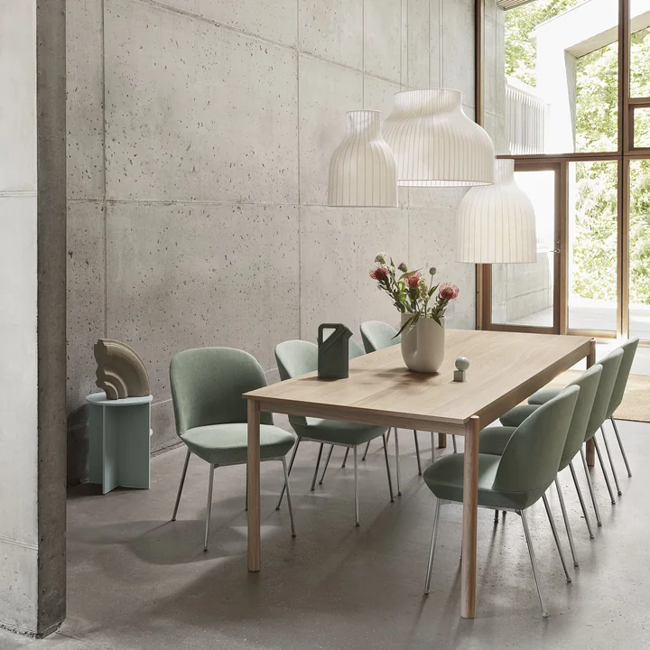 Tub pitcher and Strand pendant lamp from Muuto