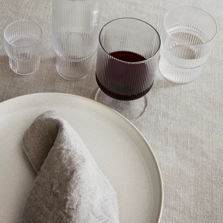 Sekki plate big Ø 25,5 cm from Ferm Living in white