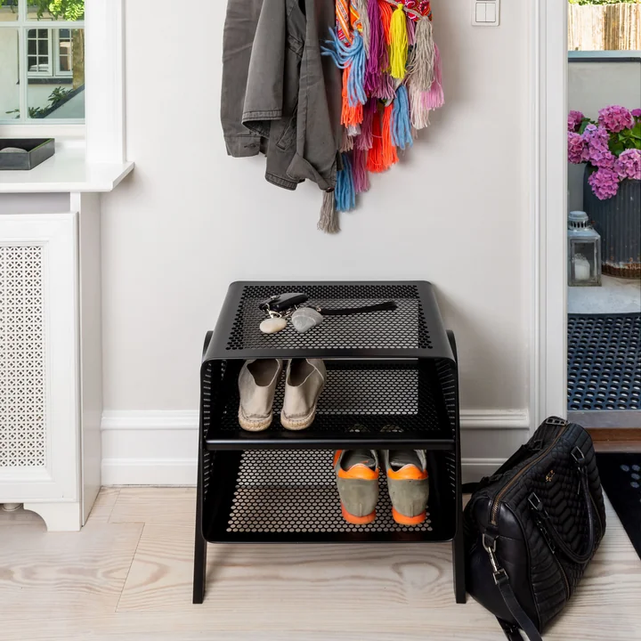 Stand-shoe rack 50 x 35 x 50 cm from tica copenhagen in black