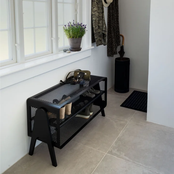 Stand-shoe shelf 88 x 35 x 50 cm from tica copenhagen in black