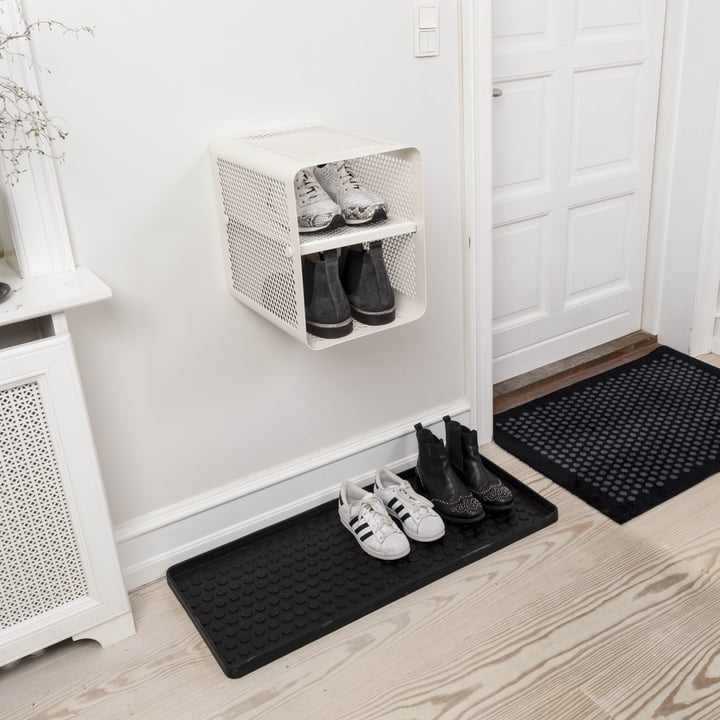 Wall shoe rack 35 x 35 cm from tica copenhagen in white