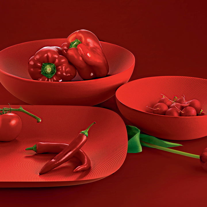 Reliefdecor from Alessi in red