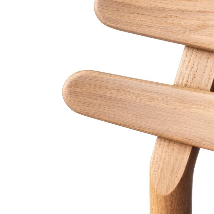 J48 Chair, matt lacquered oak from FDB Møbler