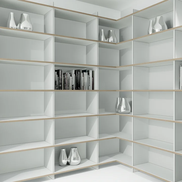 multiple shelving system from Tojo
