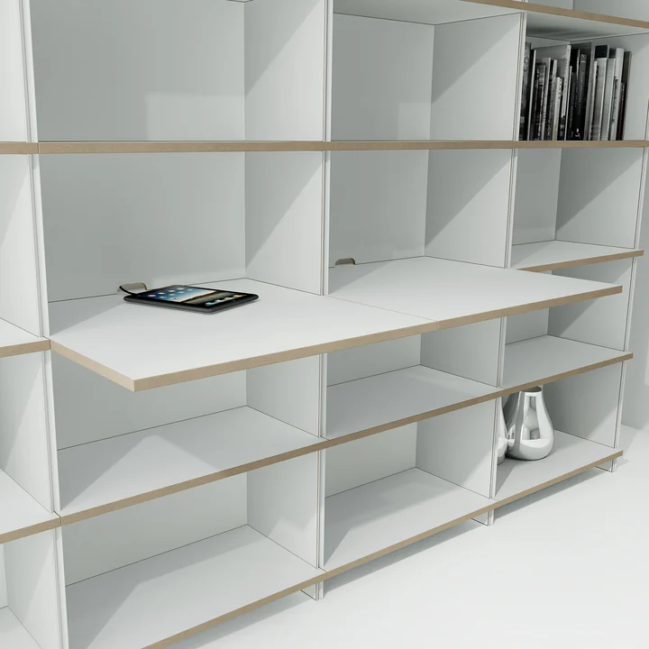 multiple shelving system from Tojo
