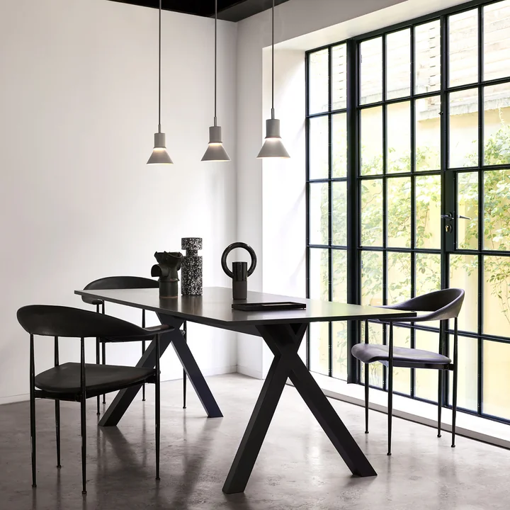 Type 80 pendant lamp from Anglepoise above the dining table