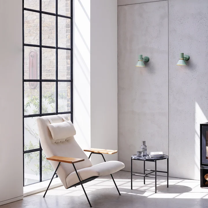 Type 80 wall lamp, Pistachion Green from Anglepoise in the living room