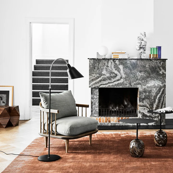 Fly armchair SC10 from & tradition in oak white oiled / Hot Madison (93)