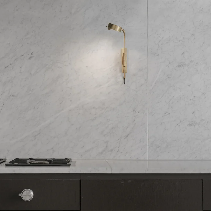 w102 Chipperfield LED wall lamp w from Wästberg in gold