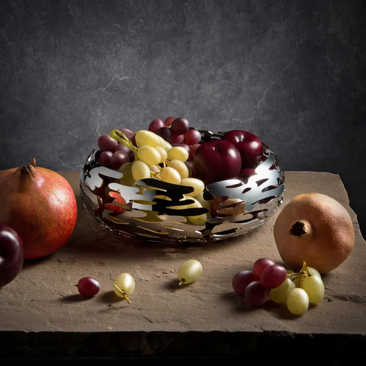 Barknest bowl from Alessi in stainless steel