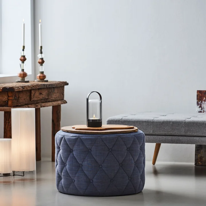 Candlelight table lamp from Le Klint in black