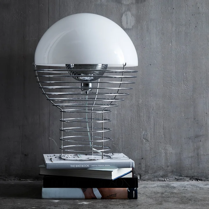 Wire Table lamp, white from Verpan