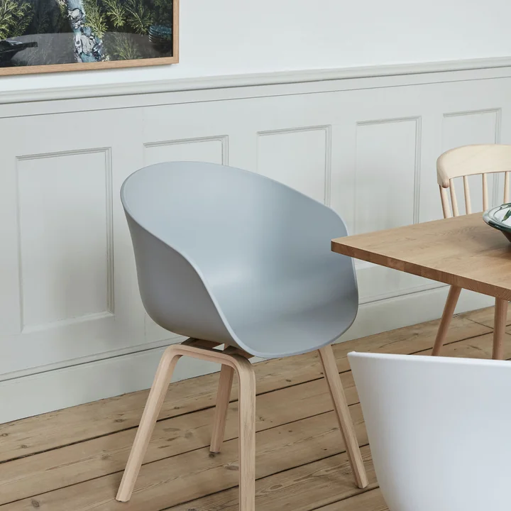 About A Chair AAC 22 from HAY in dusty blue