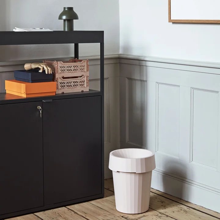 PC Table Lamp, Shade Bin, Wooden Hand and Colour box by HAY