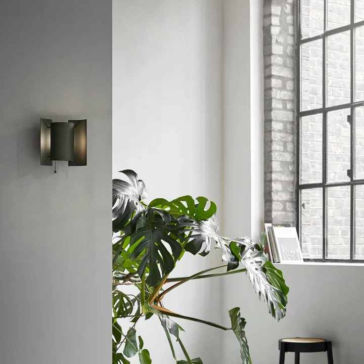 Butterfly Wall lamp, dark green from Northern