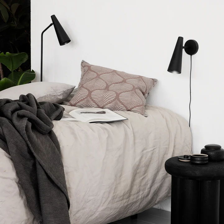 Precise wall lamp H 21 cm by House Doctor in matt black