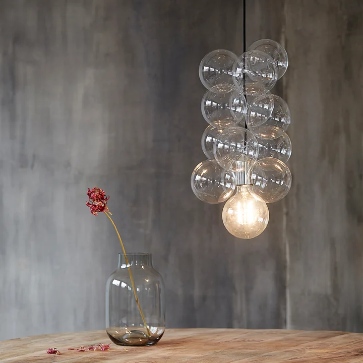 DIY Pendant luminaire from House Doctor in clear (14 parts)