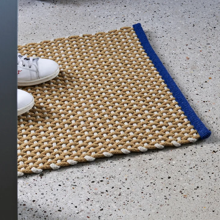 Doormat, 50 x 70 cm, yellow by HAY