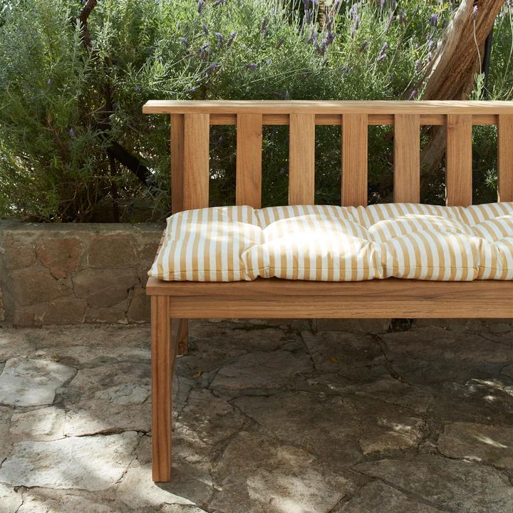 Barriere Seat cover 125 x 43 cm, golden yellow from Skagerak