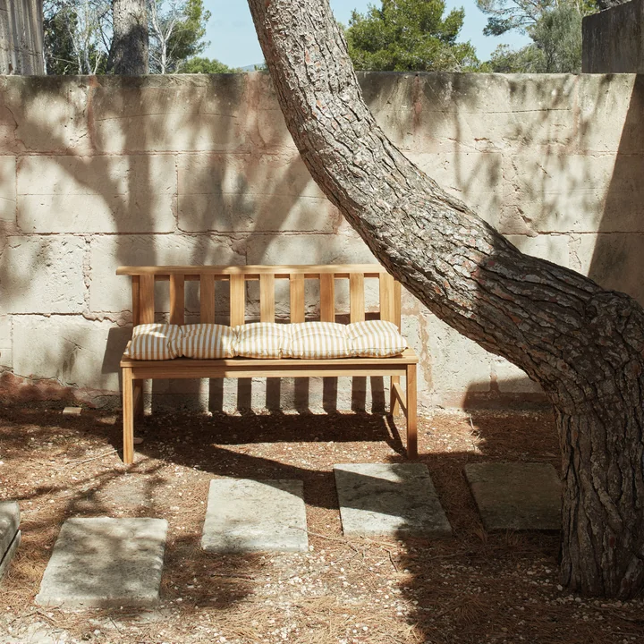 Barriere Seat cover 125 x 43 cm, golden yellow from Skagerak