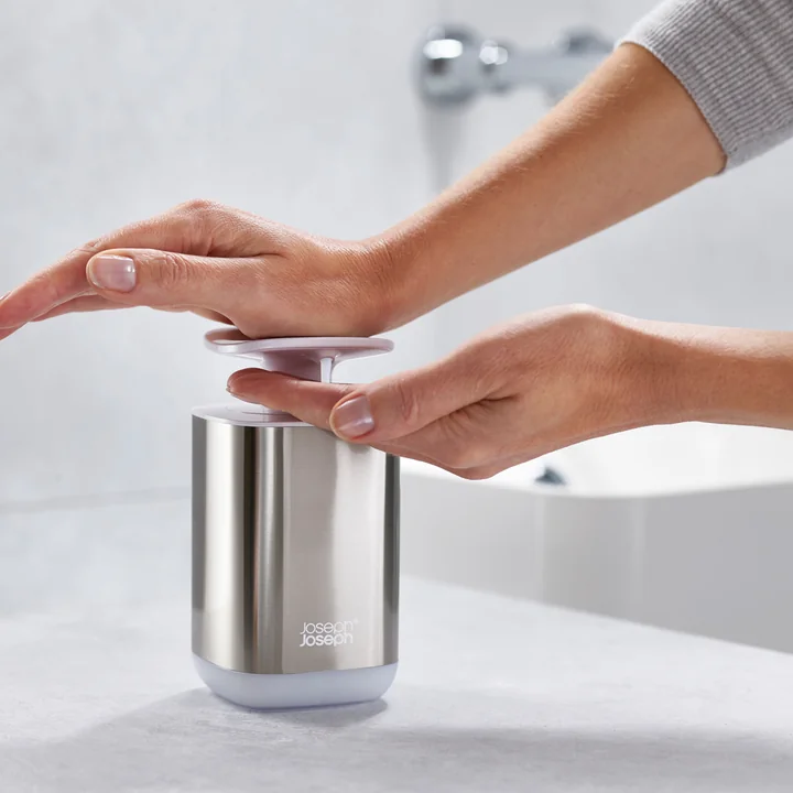 Presto Steel Soap dispenser, white from Joseph Joseph