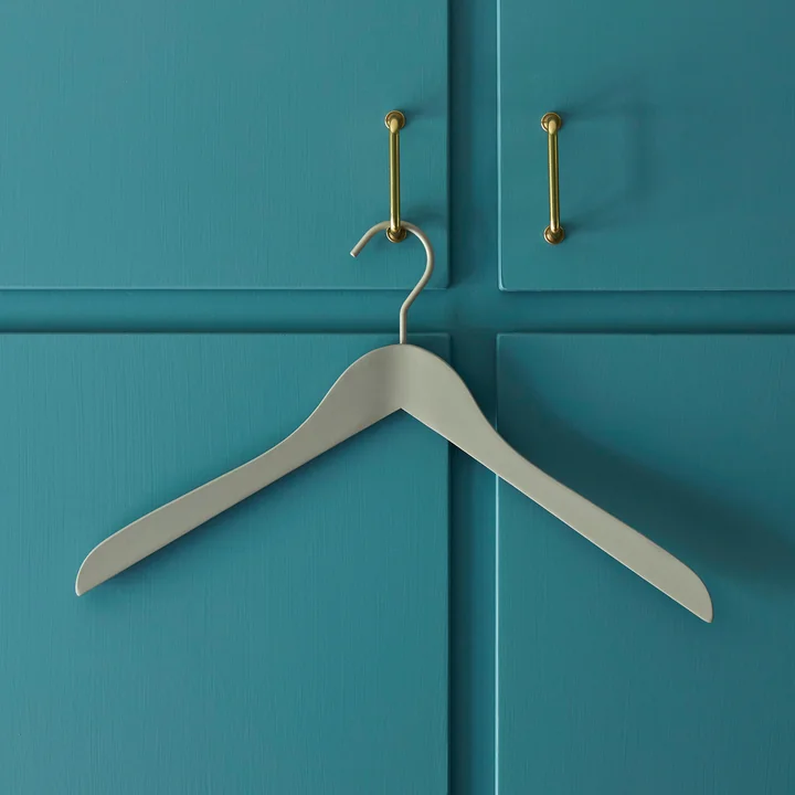 Soft Coat Slim Coat hanger from HAY in gray