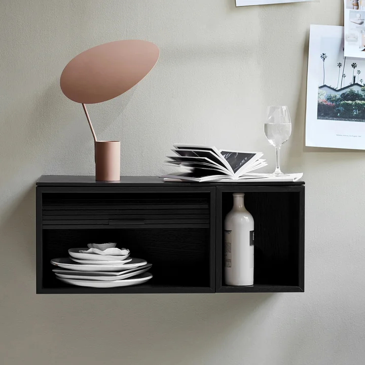 Hifive Slim 75 Wall cabinet from Northern in oak black