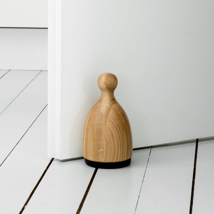 Door Stop Doorstop by Authentics in oak