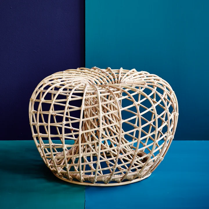 Nest Indoor stool Ø 65 cm, natural from Cane-line