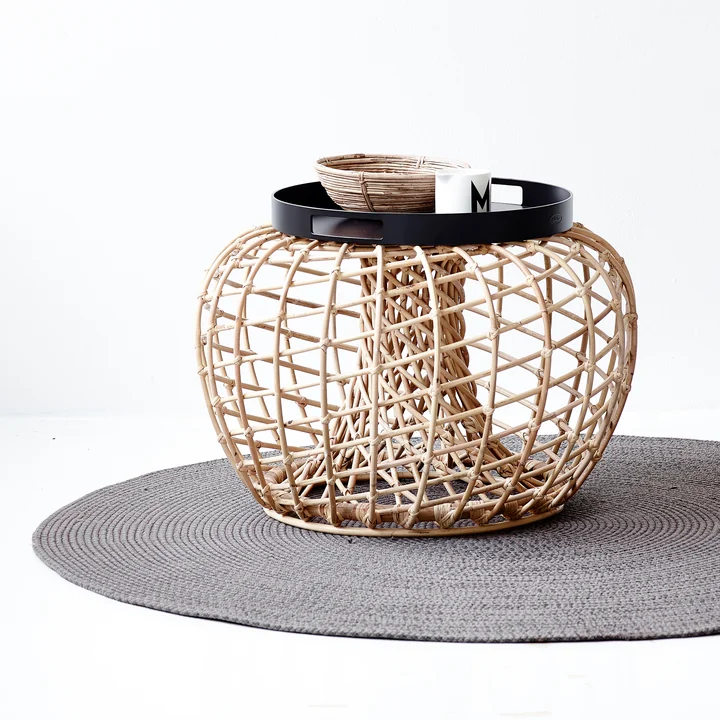 Nest Indoor stool Ø 65 cm, natural from Cane-line