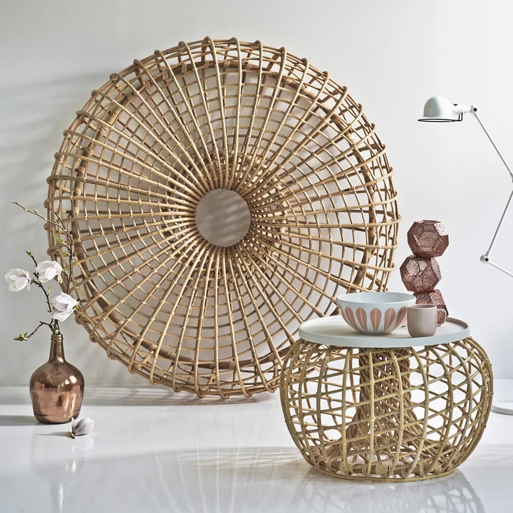 Nest Indoor stool Ø 130 cm, natural from Cane-line