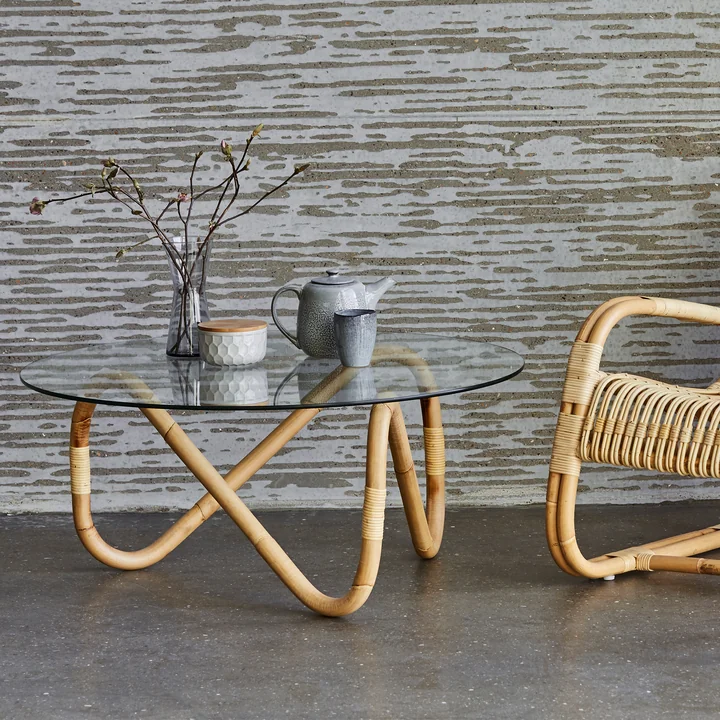 Wave Coffee table, natural from Cane-line