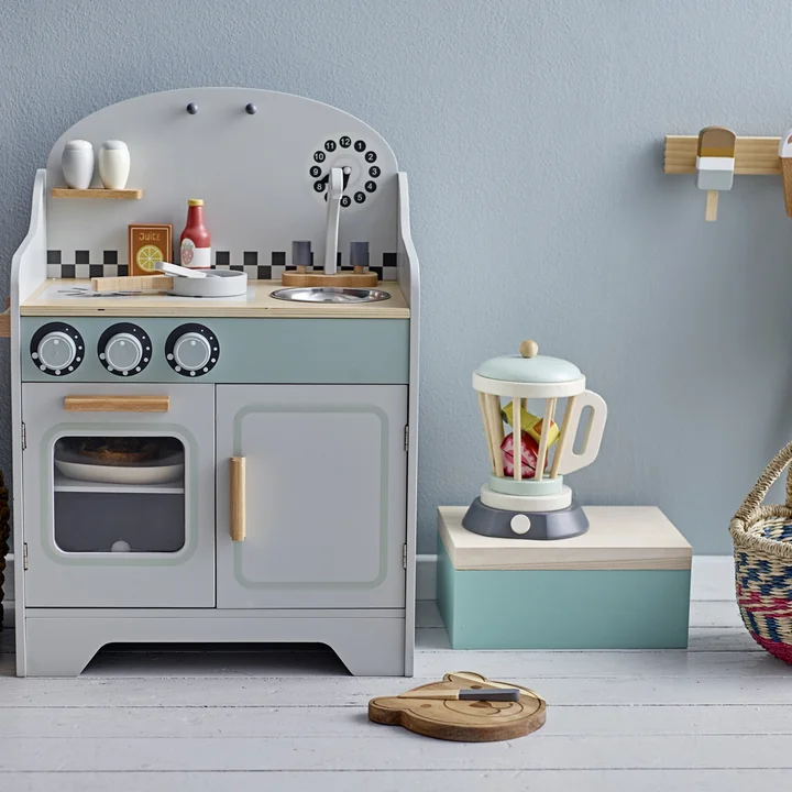 Children play kitchen of Bloomingville in grey