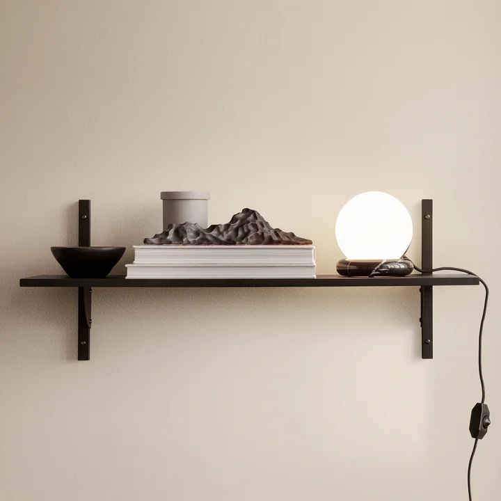 Sculpture mountain of and Sector wall shelf single of Ferm Living