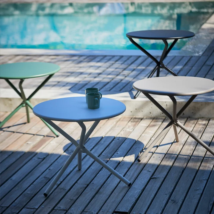 Tris Side table from Fiam