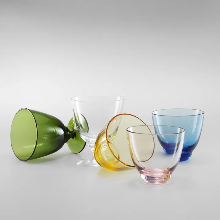 Flow Water glass from Holmegaard