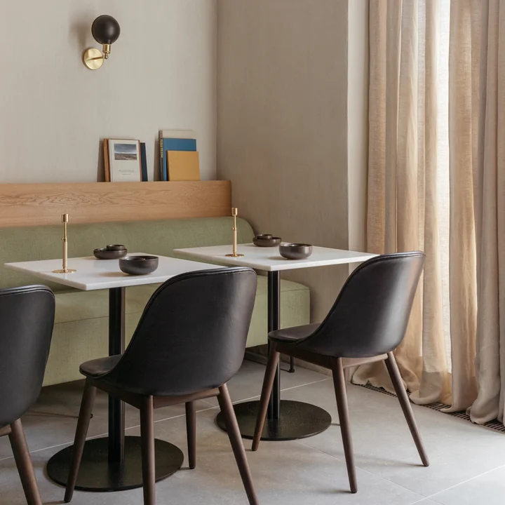 Audo - Harbour Dining Side Chair, dark stained oak