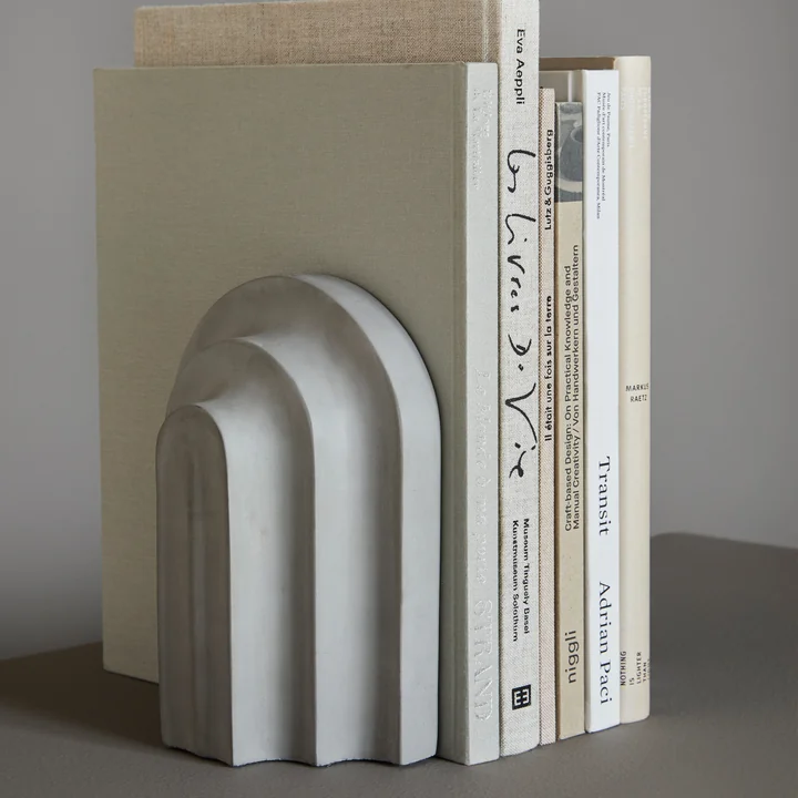 Arkiv bookend from Woud in grey