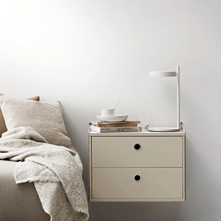 Cupboard module with drawers from String in beige