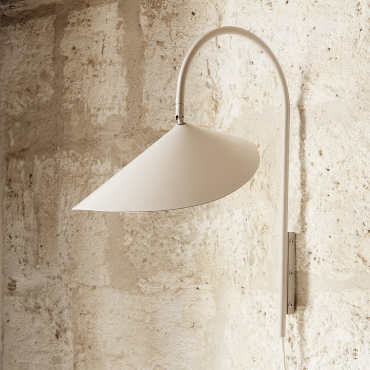 Arum Wall lamp from ferm Living in cashmere