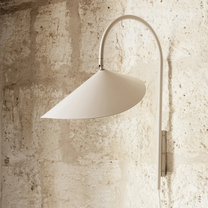 Arum Wall lamp from Ferm Living in cashmere