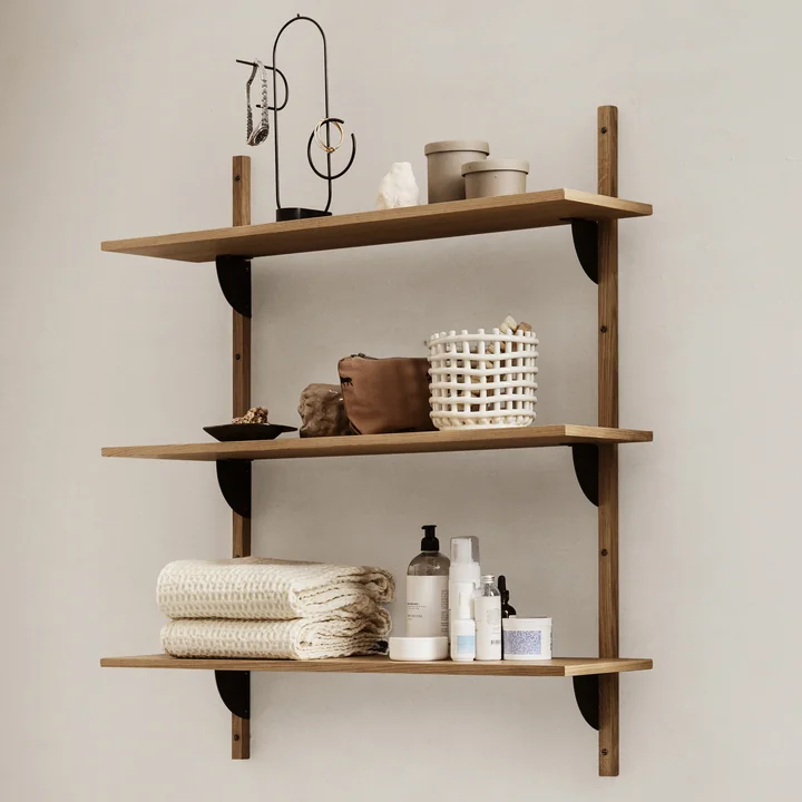 Sector wall shelf triple by Ferm Living