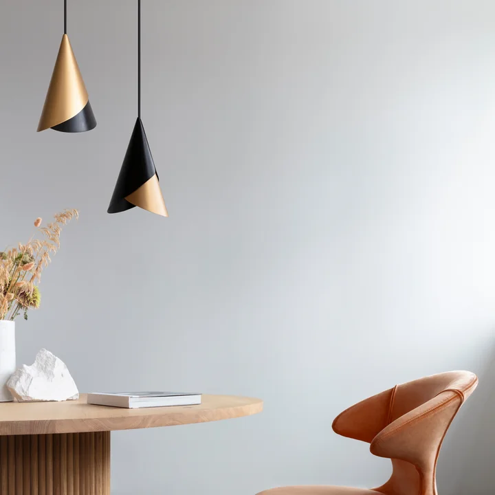 Cornet Lampshade from Umage above the table