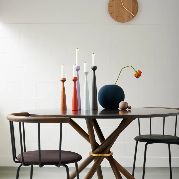 Blossom Candle holder from applicata on the dining table