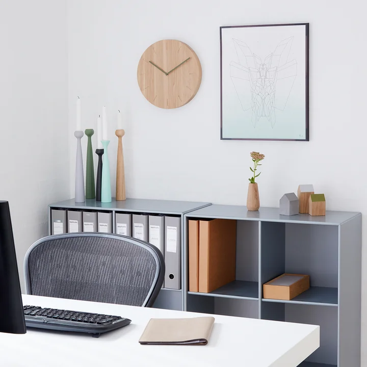 Blossom candle holder from applicata on the sideboard