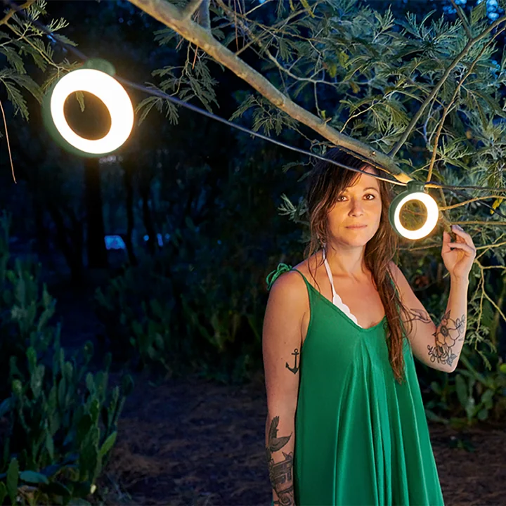 Hoop LED light garland from Fermob